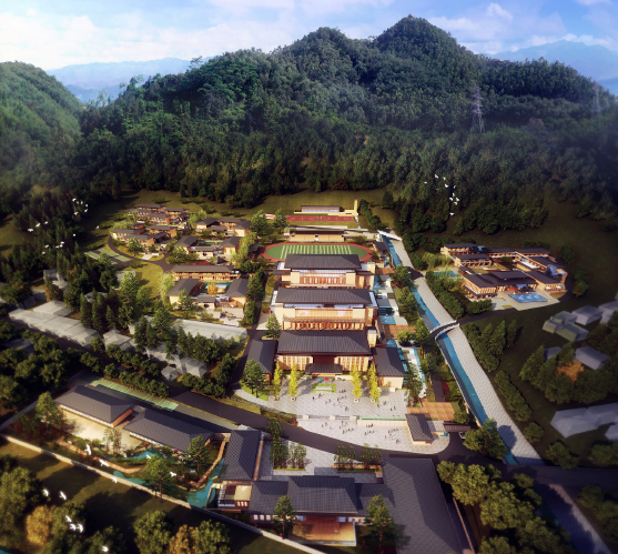 華能硬梁包建設(shè)營地景觀建筑設(shè)計