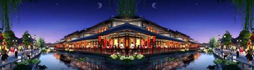 成都溫江花月夜  星光影視產(chǎn)業(yè)文旅地產(chǎn)景觀設(shè)計(jì)